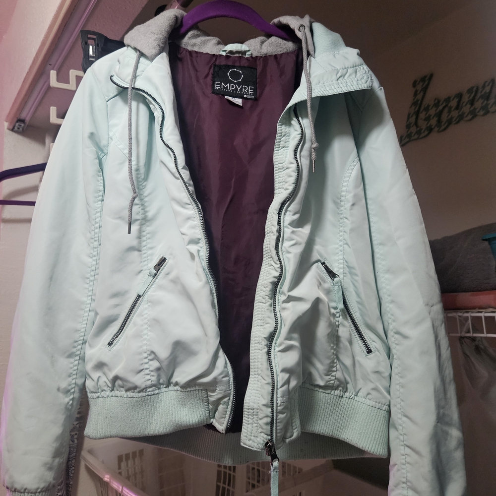 Empyre Women's Mint Jacket with Hood